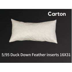 5/95 Duck Down/Feather Inserts 16 (inch) x 31 (inch)  - Carton of 10