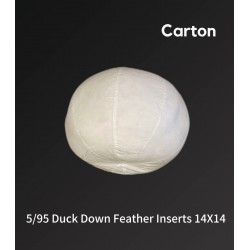 5/95 Duck Down/Feather Inserts 14 (inch) Sphere - Carton of 6