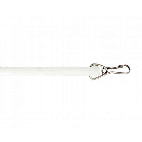 White Fiber-glass Wand with Clip 