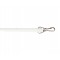 White Fiber-glass Wand with Clip 