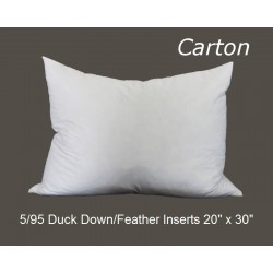 25/75 Duck Down/Feather Inserts 22 (inch) x 32 (inch) - Carton of 10