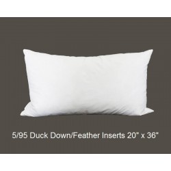 25/75 Duck Down/Feather Inserts 22 (inch) x 38 (inch)