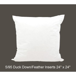 5/95 Duck Down/Feather Inserts 24 (inch) x 24 (inch) 