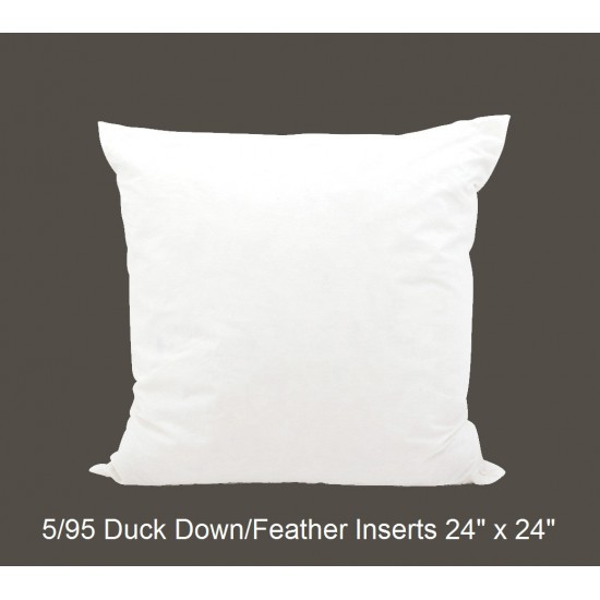 25/75 Duck Down/Feather Inserts 24 (inch) x 24 (inch)