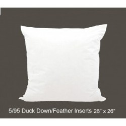 5/95 Duck Down/Feather Inserts 26 (inch) x 26 (inch)