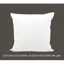 25/75 Duck Down/Feather Inserts 26 (inch) x 26 (inch)