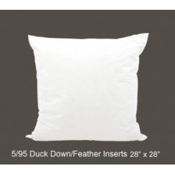 5/95 Duck Down/Feather Inserts 28 (inch) x 28 (inch) 