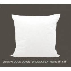 25/75 Duck Down/Feather Inserts 28 (inch) x 28 (inch)