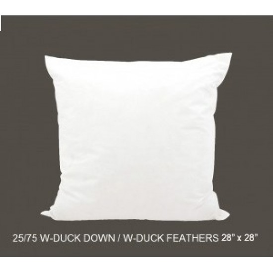 25/75 Duck Down/Feather Inserts 28 (inch) x 28 (inch)