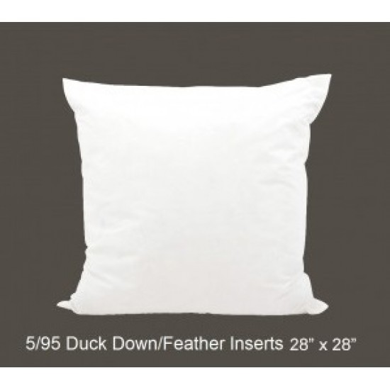 5/95 Duck Down/Feather Inserts 28 (inch) x 28 (inch) 